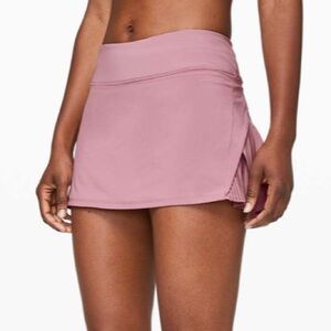 Lululemon Play Off The Pleats Skirt Vintage Mauve Pink